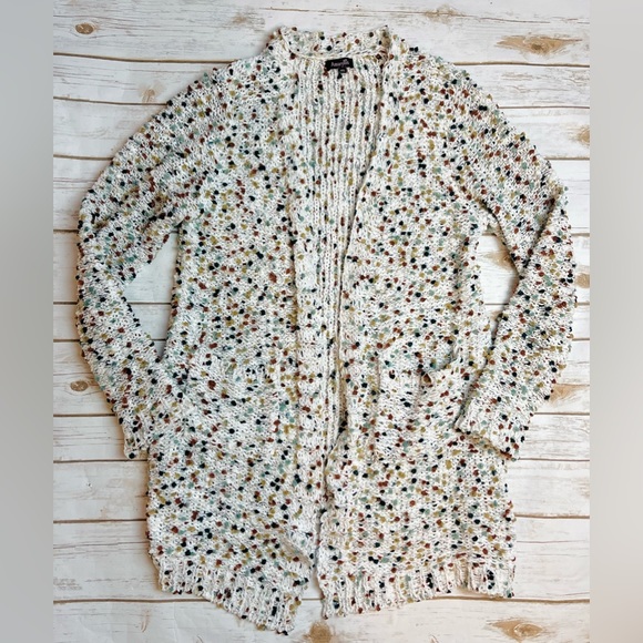 Amaryllis Women’s Chenille Confetti Cardigan Size XS Extra Small - Picture 6 of 8